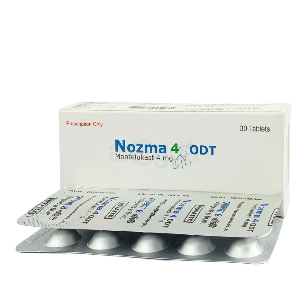 Nozma 4 ODT 4mg tablet