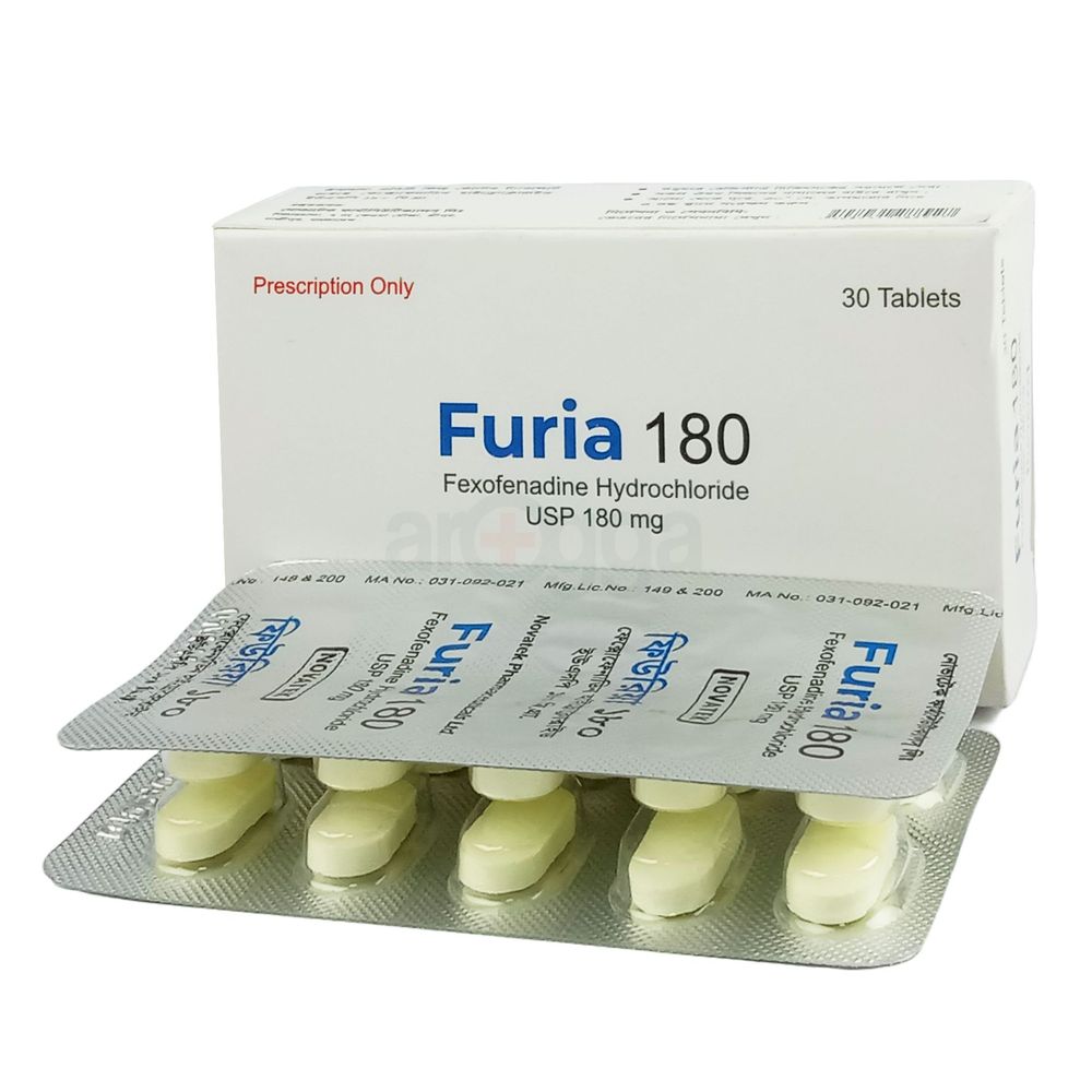 Furia 180mg tablet