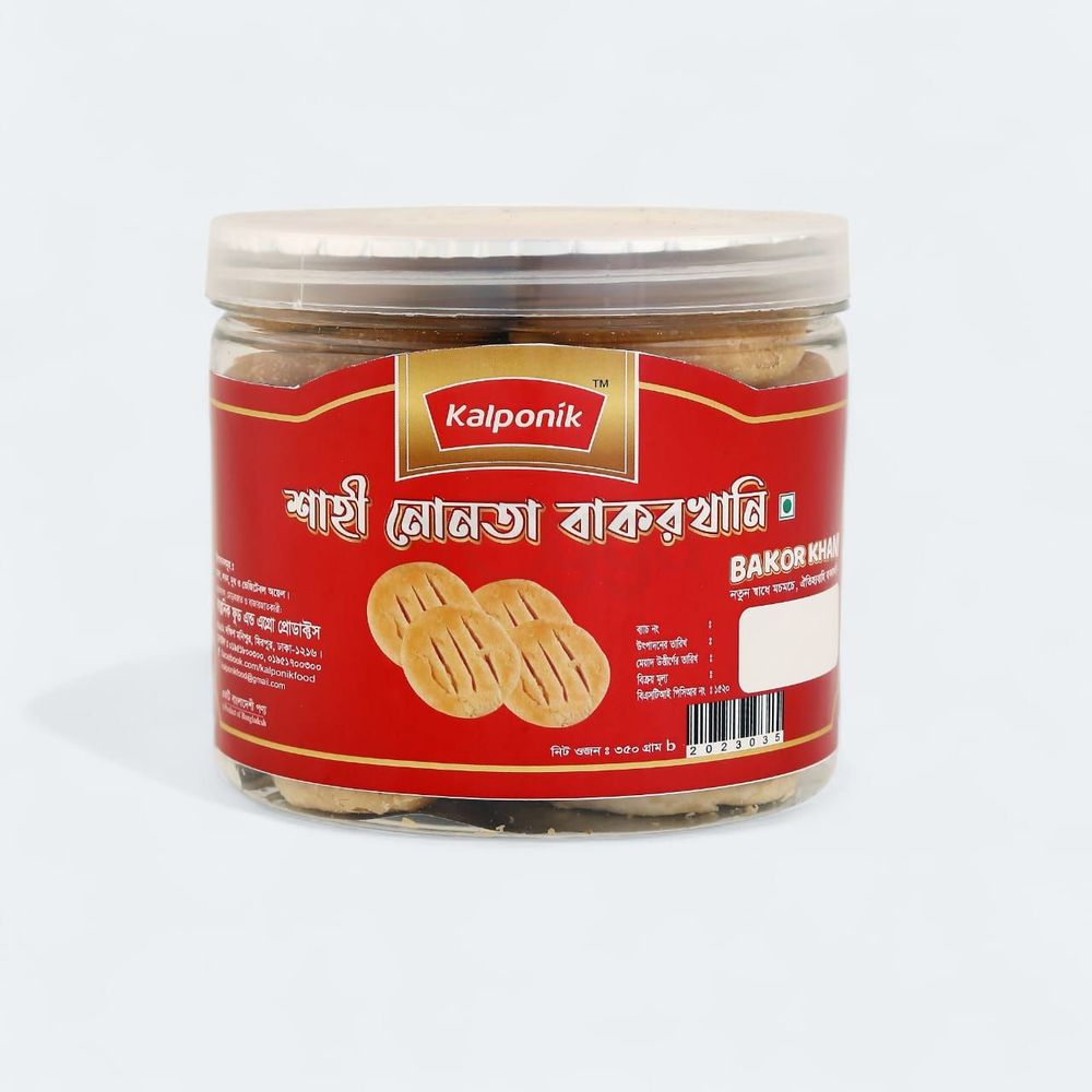Kalponik Salted Bakharkhani 350gm (কাল্পনিক নোনতা বাকর খানি)  