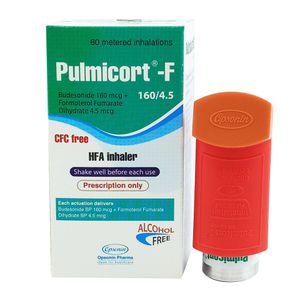 Pulmicort-F (60) 160mcg+4.5mcg/Puff inhaler