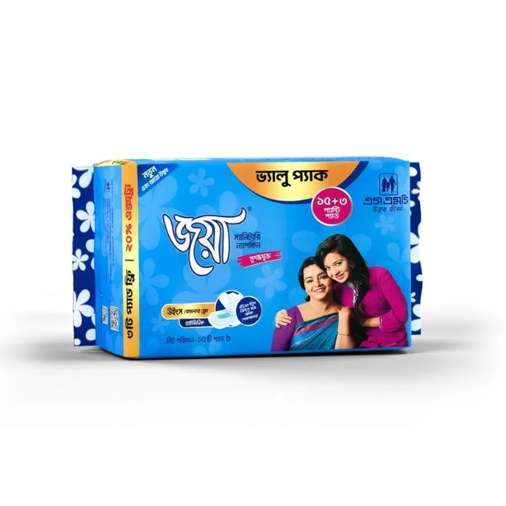 Joya Regular Wings 15's Pack (3 Pads Free)  