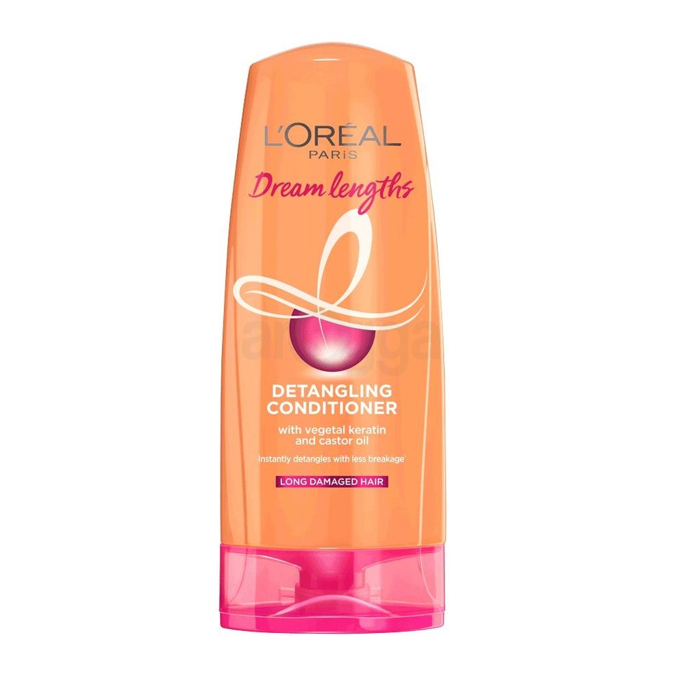 Loreal Paris Elvive Dream Length Detangling Conditioner with Vegetal Keratin and Castor Oil for Damaged Hair  