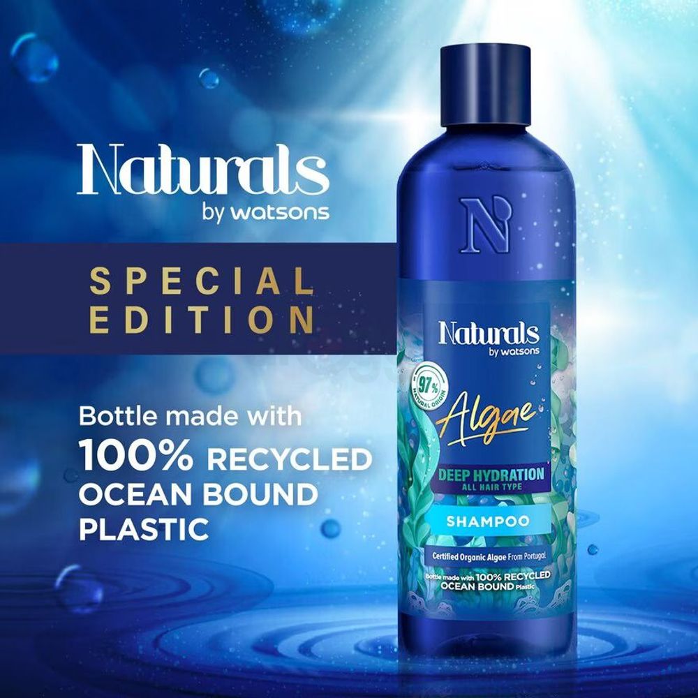 Naturals by Watsons Algae Deep hydrating Shampoo for All hair Type  