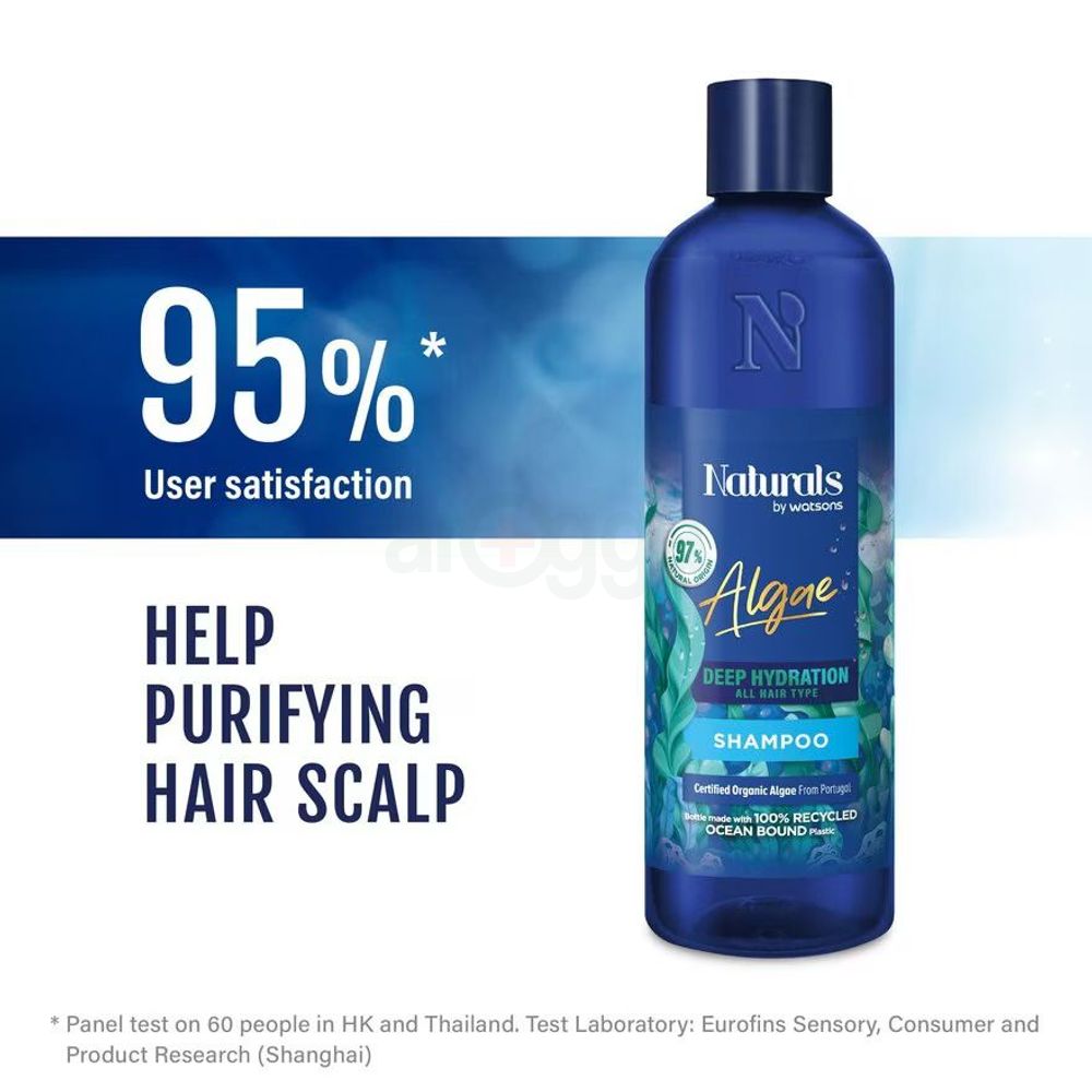 Naturals by Watsons Algae Deep hydrating Shampoo for All hair Type  