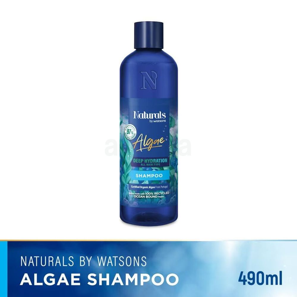 Naturals by Watsons Algae Deep hydrating Shampoo for All hair Type  