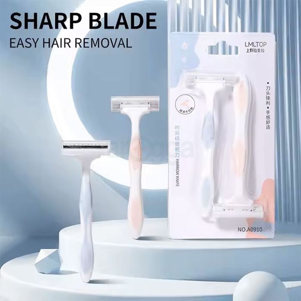 LMLTOP Harrow Knife Women's Razor 2 Pcs  