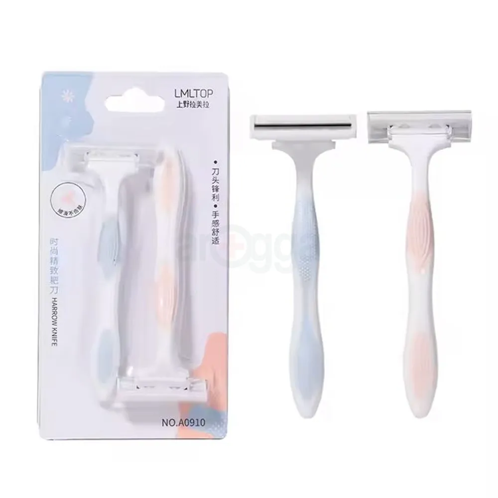 LMLTOP Harrow Knife Women's Razor 2 Pcs  