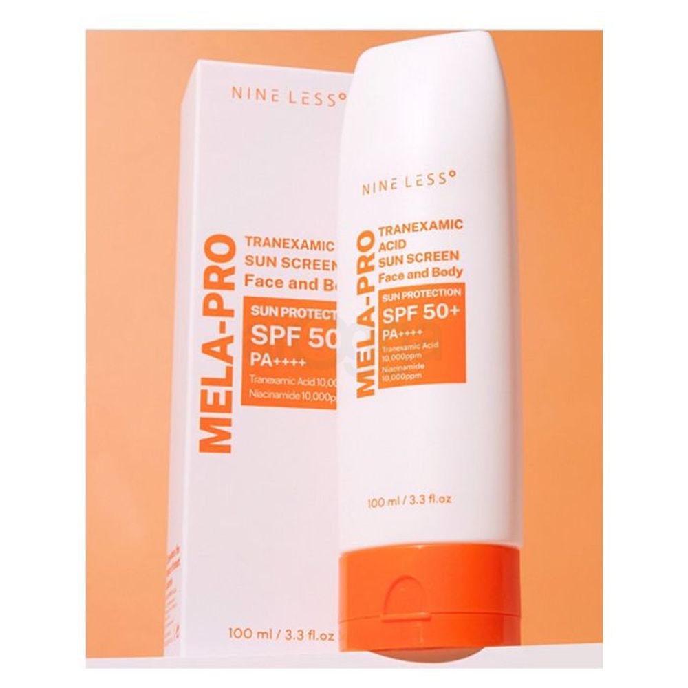 Nineless MELA-PRO Tranexamic Acid Sun Screen Face And Body Sun Protection SPF 50+ PA++++  
