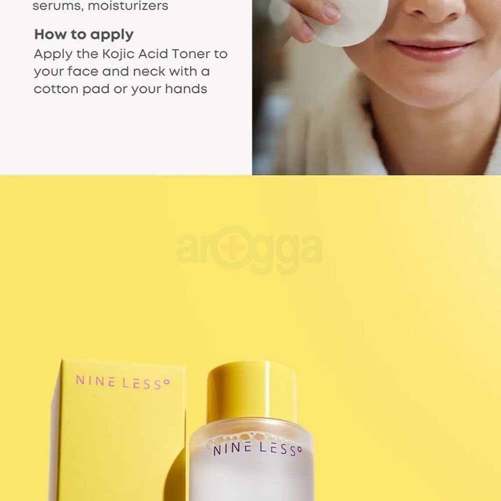 Nineless B Boost 1% Kojic Acid Toner for Dark spot and Pigmentation  
