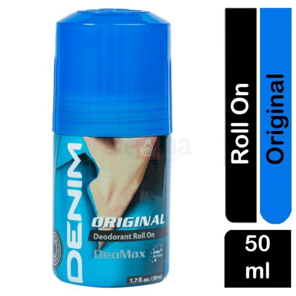 Denim Original DeoMax Deodorant Roll On  