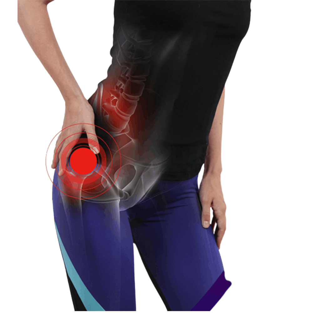 Thigh Brace With Pelvic Support Hip Support Belt Groin Support Sciatica Pain Relief Thigh Strap Compression Brace Joints Groin Arthritis Hip Protective Belt (C-02)  