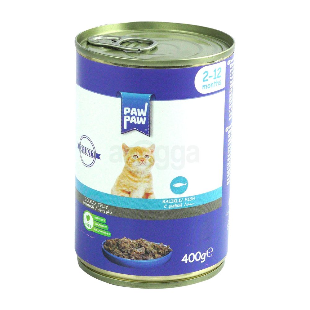 Paw Paw Kitten Can Fish 400gm  