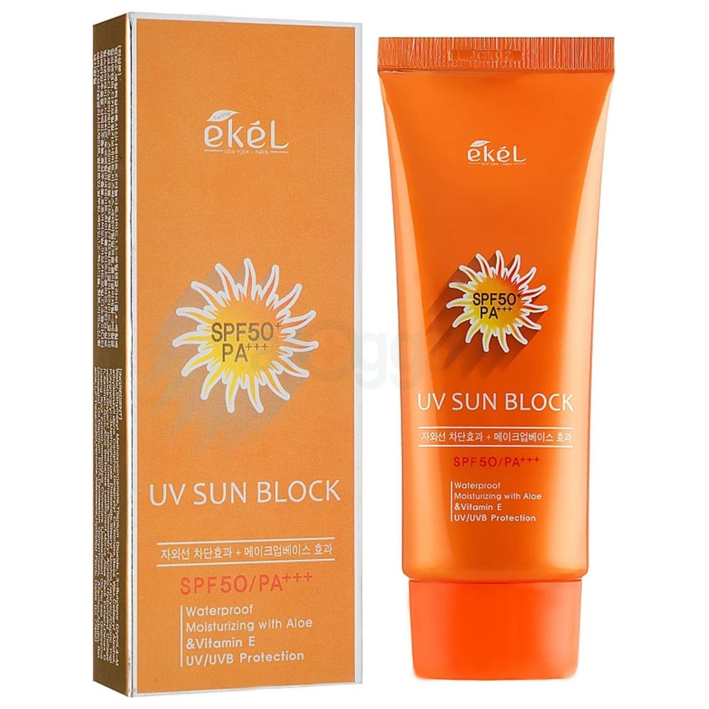 Ekel Aloe & Vitamin E Sun Block Cream SPF50 PA+++ 70ml  