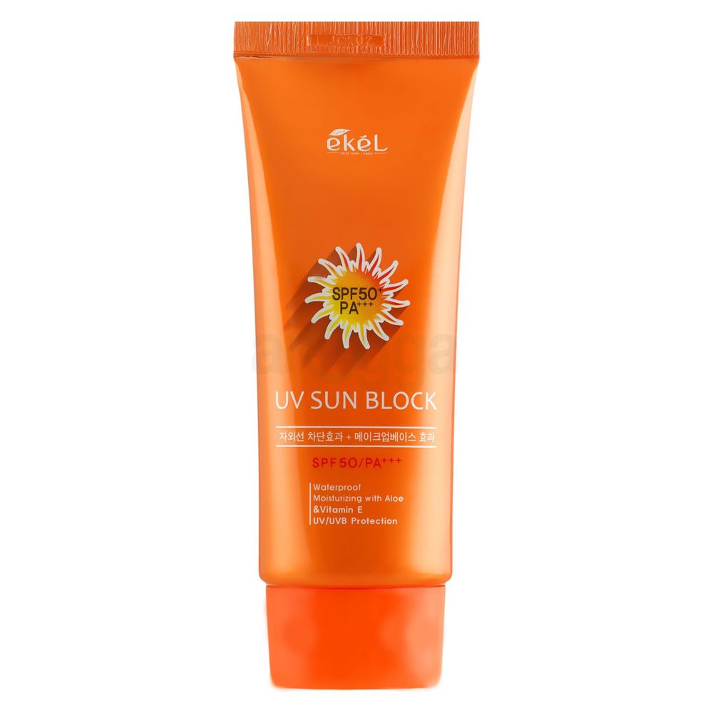 Ekel Aloe & Vitamin E Sun Block Cream SPF50 PA+++ 70ml  
