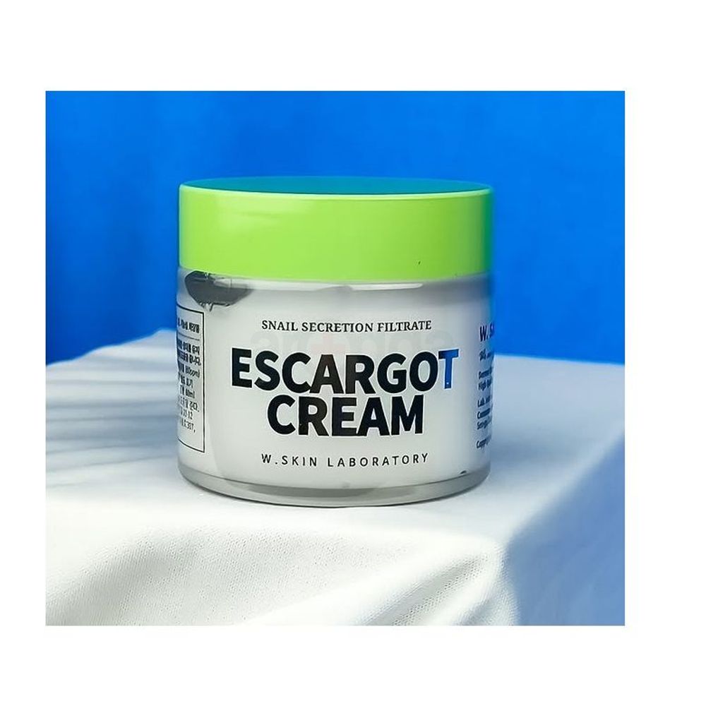 W. Skin Laboratory Snail Secretion Filtrate Escargot Cream  
