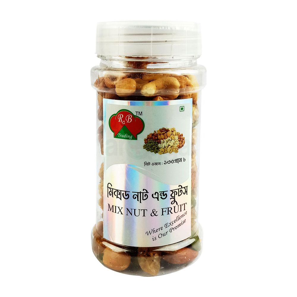 Mix Nut & Fruit 130gm (Jar)  