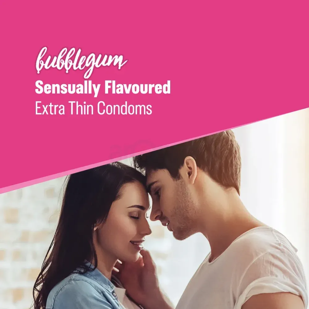 Durex Extra Thin Bubblegum 12 Pcs  
