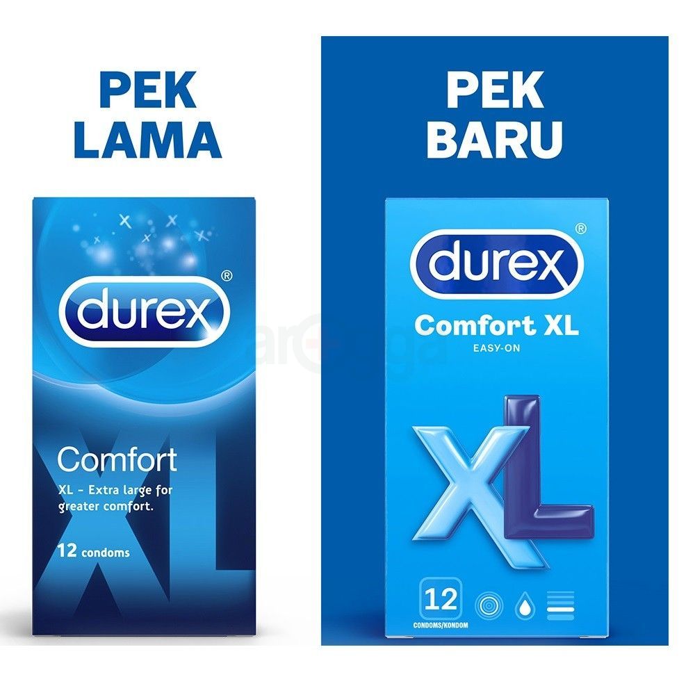 Durex Comfort Xl Easy on Condoms - 12 Pcs  