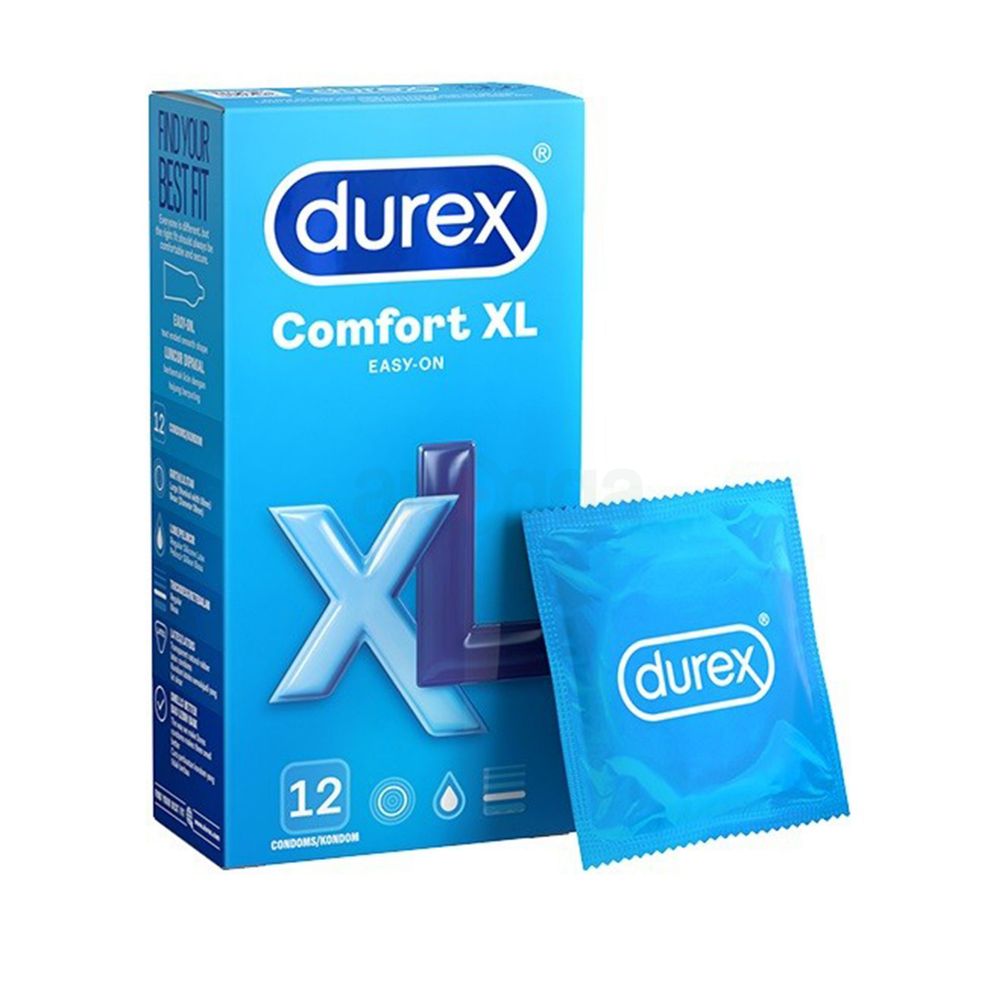 Durex Comfort Xl Easy on Condoms - 12 Pcs  