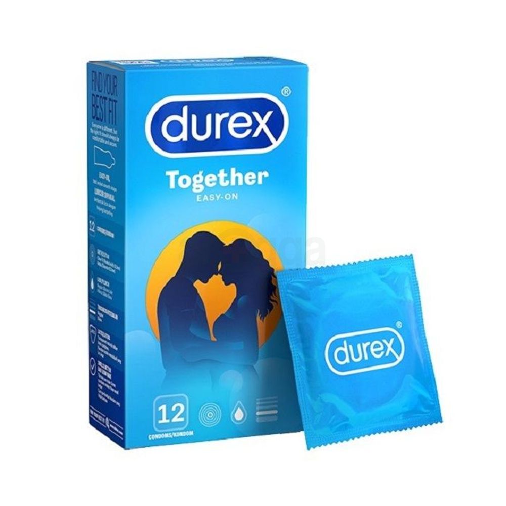 Durex Together Easy On Condoms 12 Pcs  