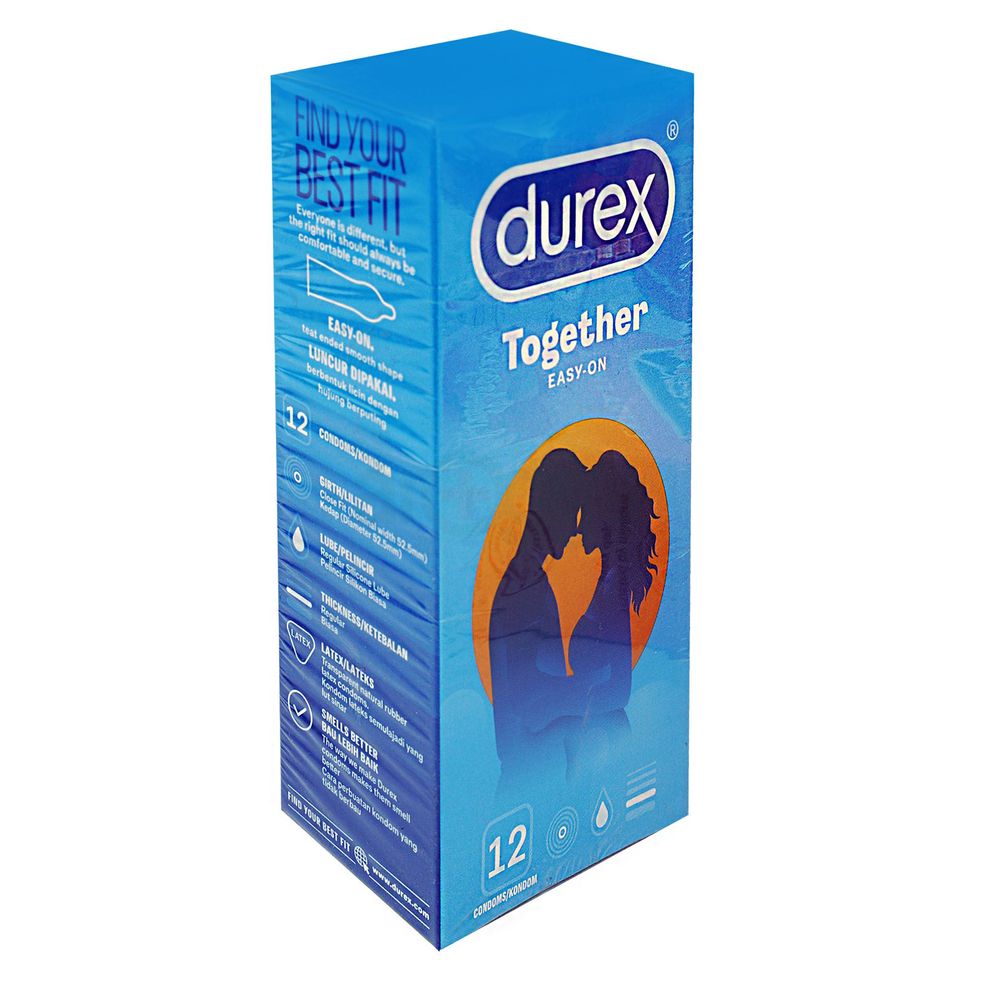 Durex Together Easy On Condoms 12 Pcs  