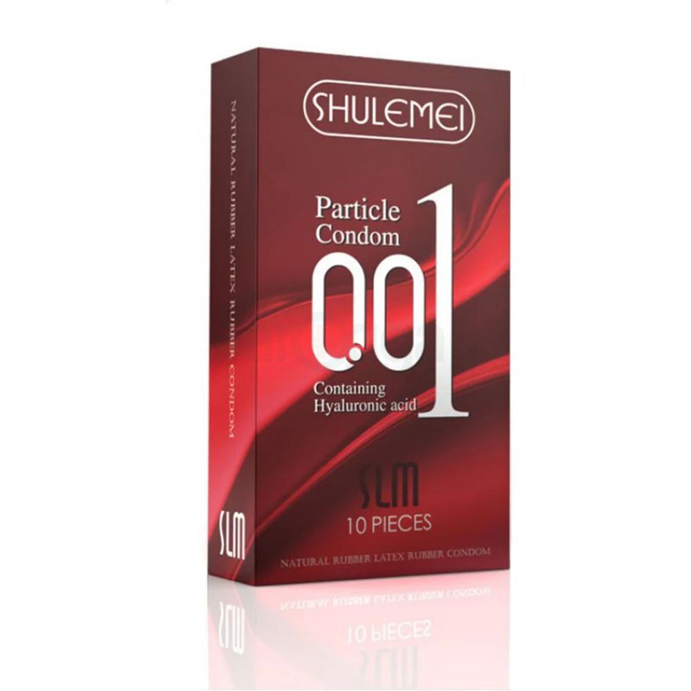 Shulemei Particle Condom Hydrating 001 - 10Pcs  
