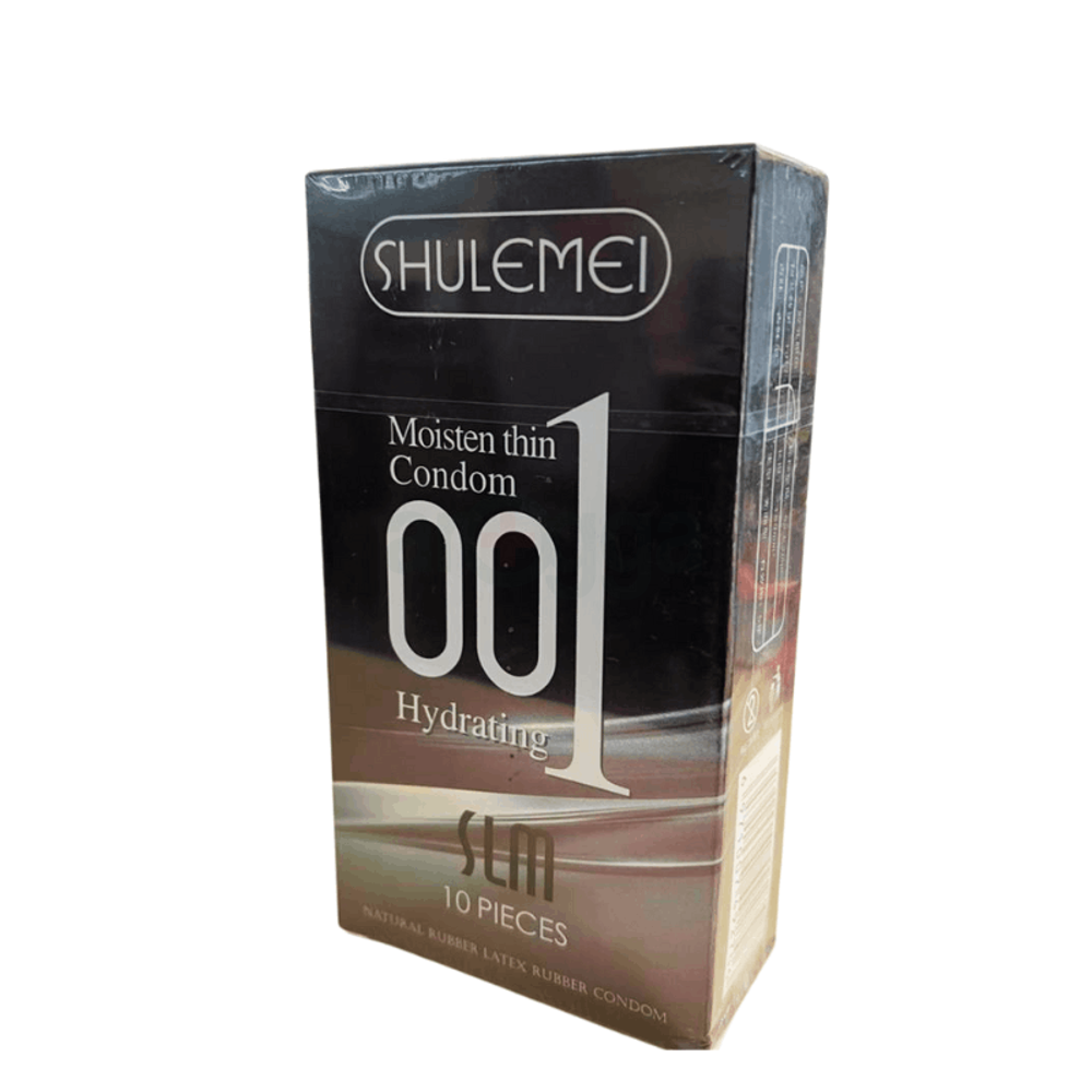 Shulemei Moisten Thin condom 001 Hydrating 10 Pcs  