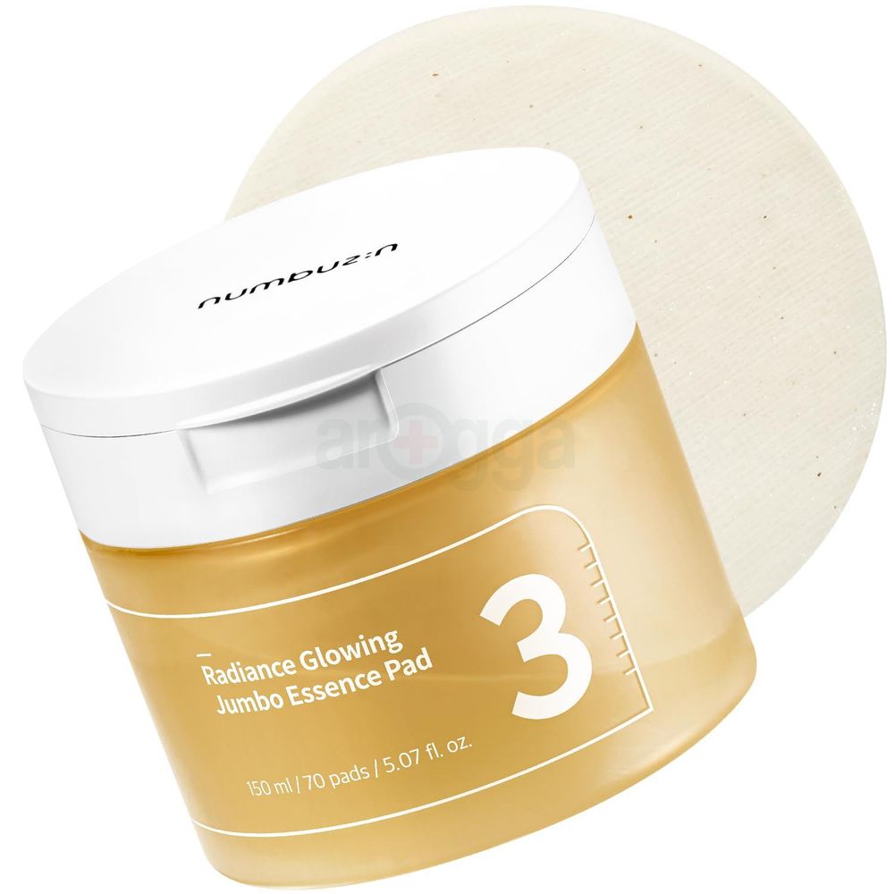 Numbuzin No. 3 Radiance Glowing Jumbo Essence Pad - 70 Pads  
