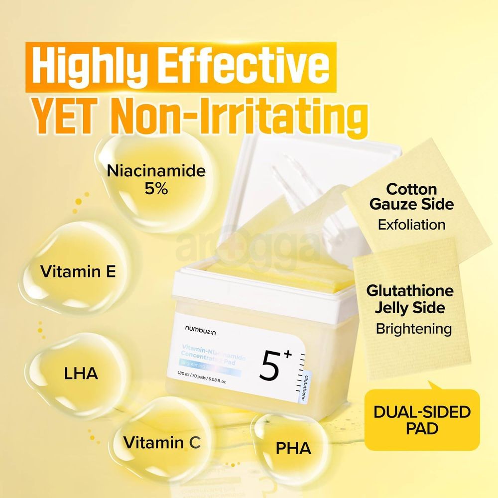 Numbuzin No. 5 Vitamin Niacinamide Concentrated Pad - 70 Pads  