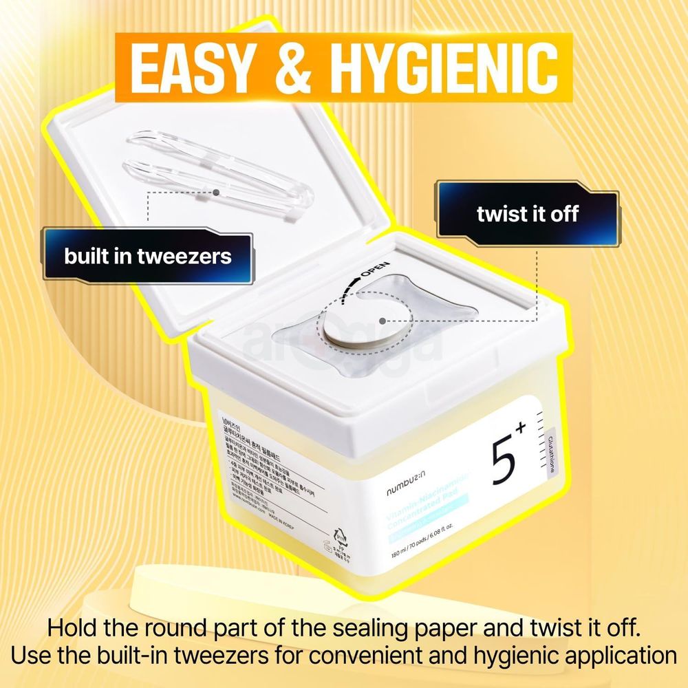 Numbuzin No. 5 Vitamin Niacinamide Concentrated Pad - 70 Pads  