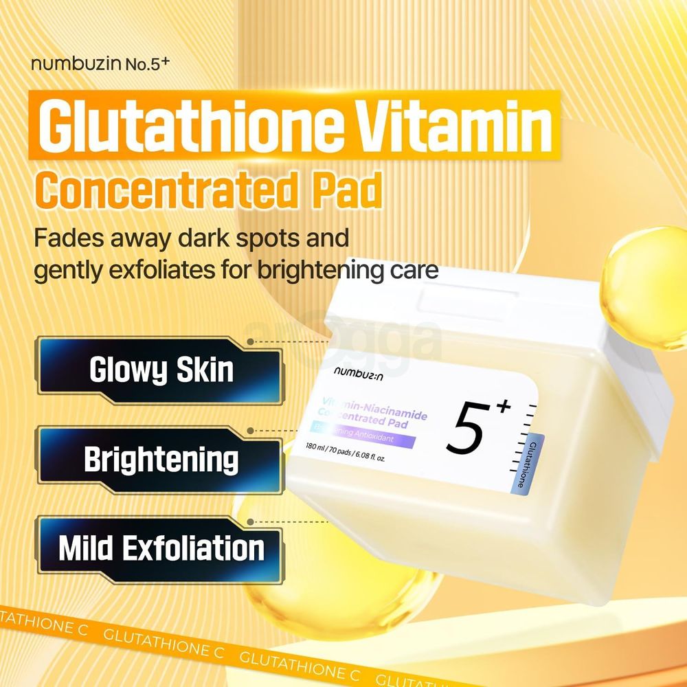Numbuzin No. 5 Vitamin Niacinamide Concentrated Pad - 70 Pads  