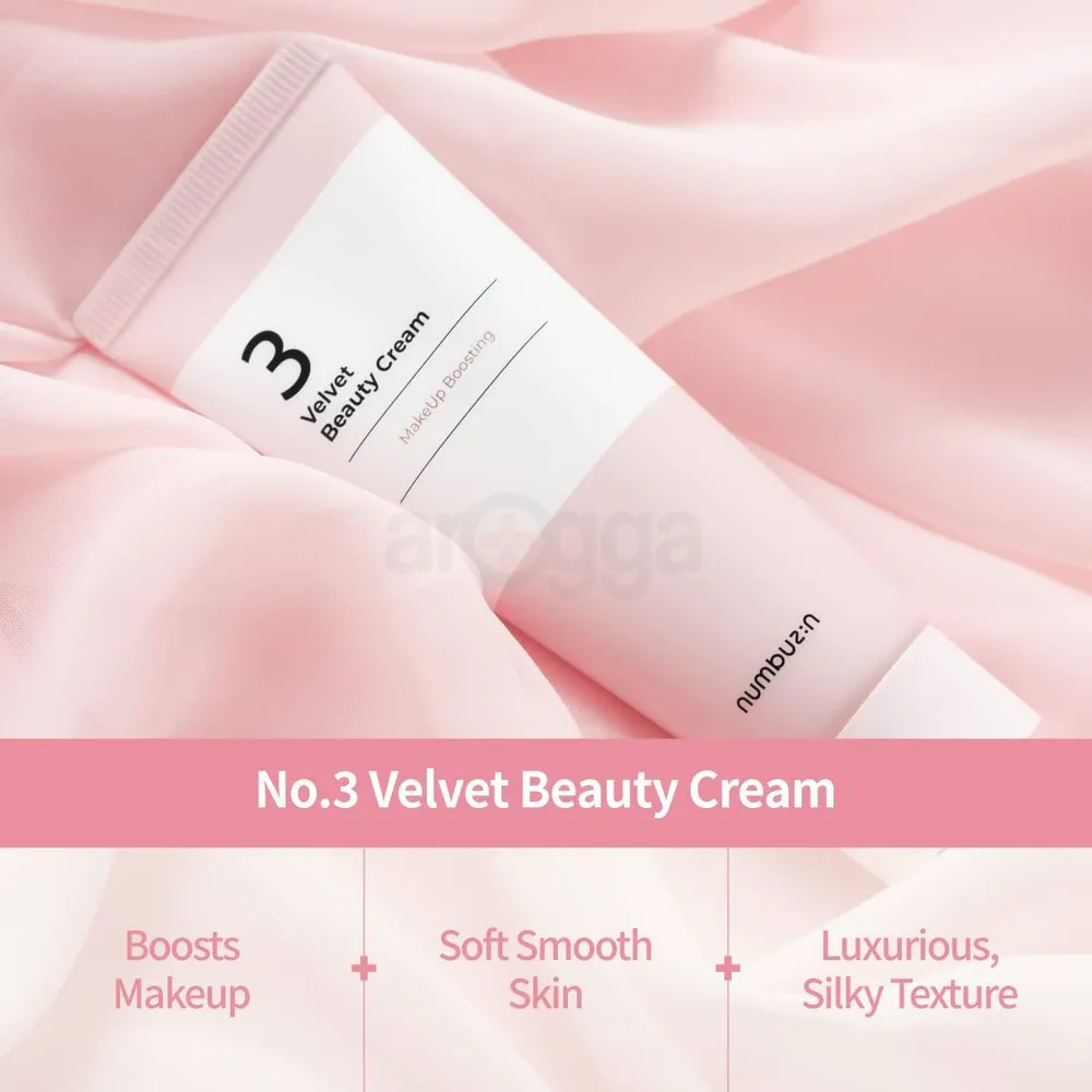 Numbuzin No. 3 Velvet Makeup Boosting Beauty Cream 60ml  
