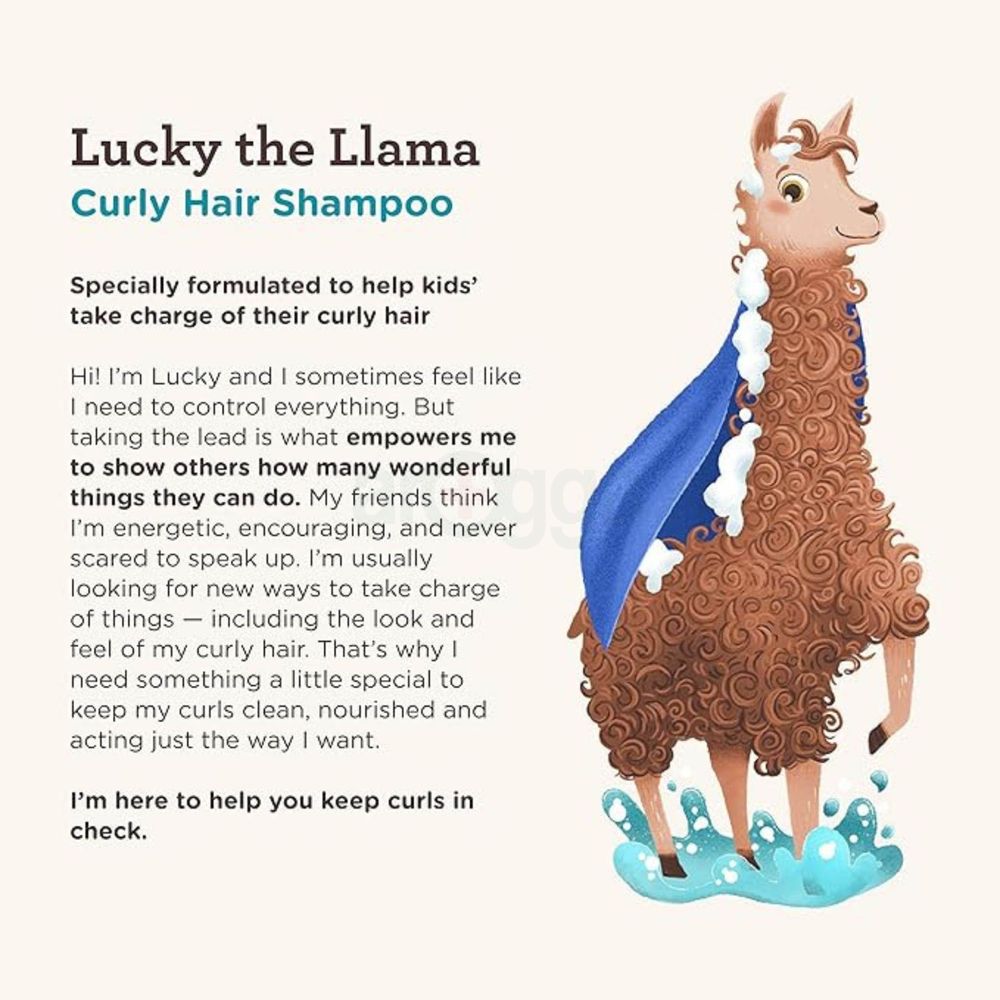 Aveeno Kids Curly Hair Shampoo with Oat Extract & Shea Butter for Sensitive Skin & Scalp 354ml  