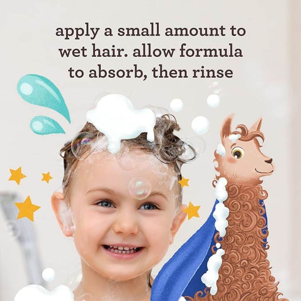 Aveeno Kids Curly Hair Shampoo with Oat Extract & Shea Butter for Sensitive Skin & Scalp 354ml  