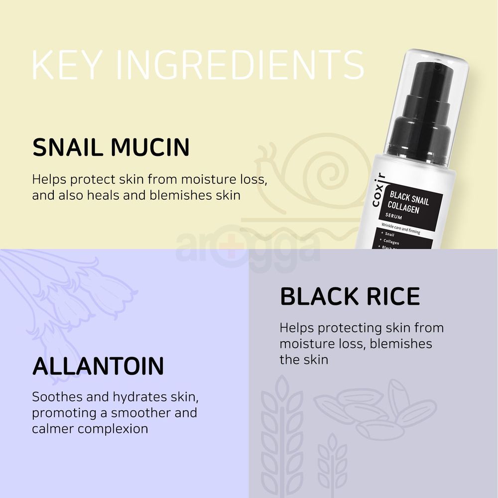 Coxir Black Snail Collagen Serum  
