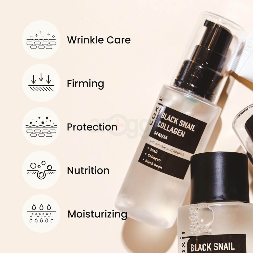 Coxir Black Snail Collagen Serum  