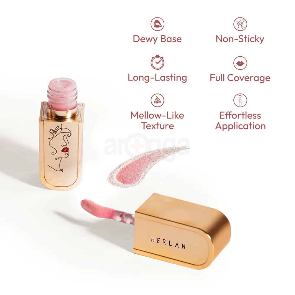 Herlan Galactic Glam Holographic Lip Gloss – Shooting Star  