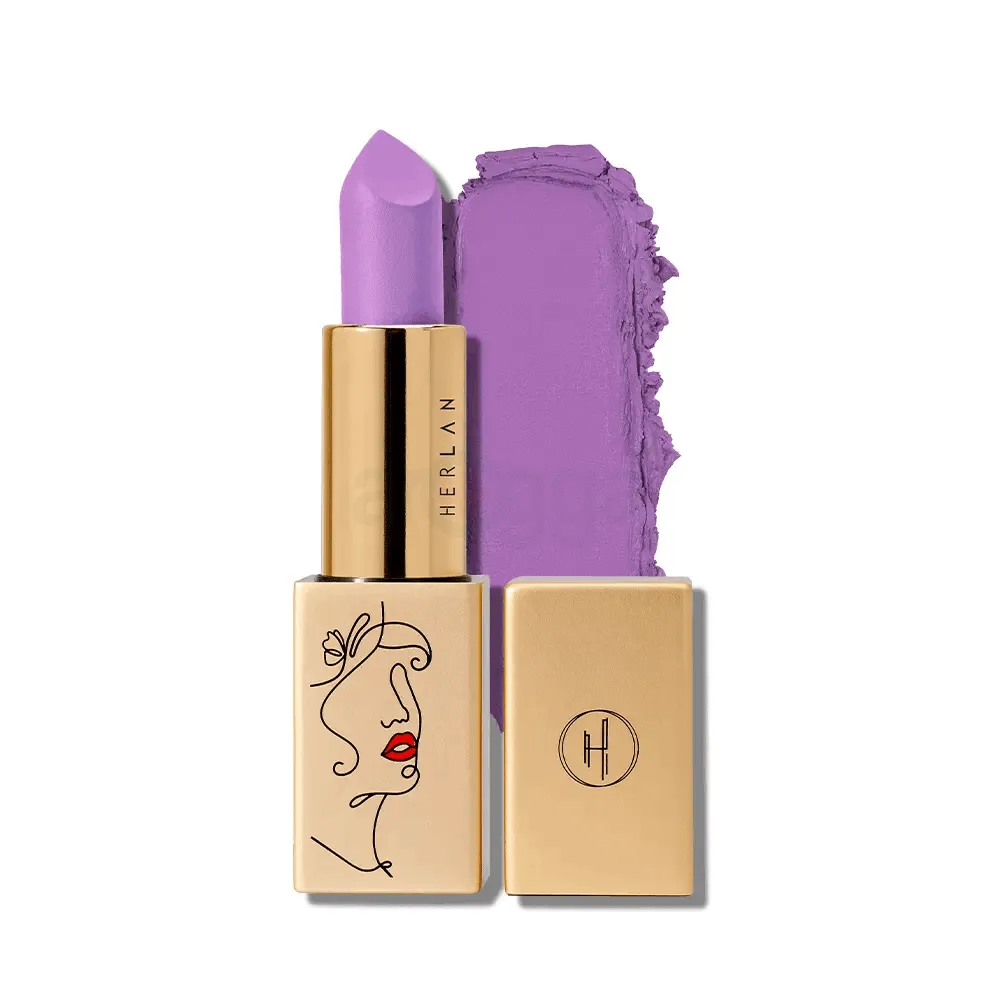 Herlan Cushion Matte Lipstick Groovy Grape  