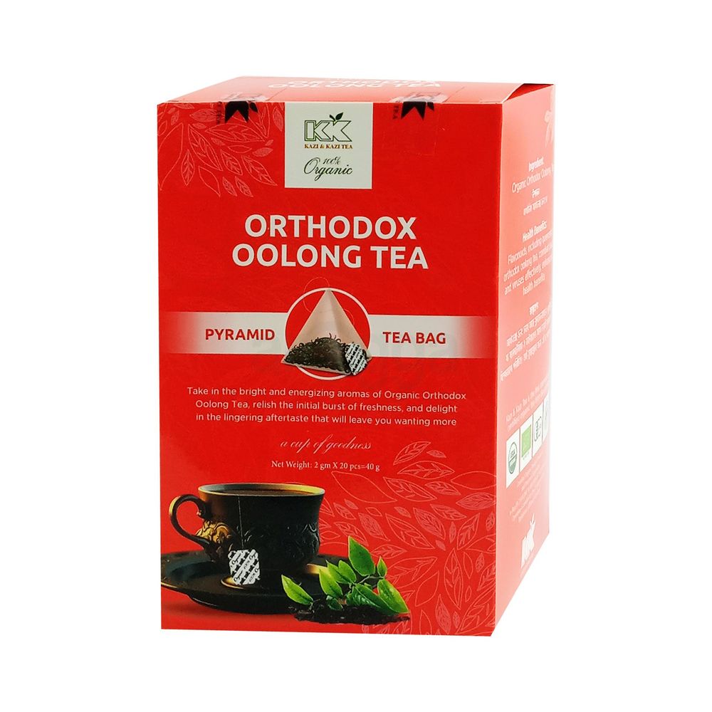 Kazi & Kazi Orthodox Oolong Tea 20's Pack price in Bangladesh | Arogga