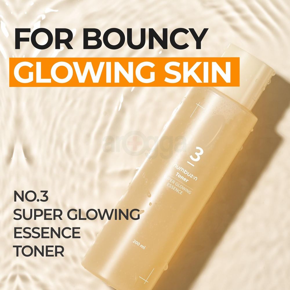 Numbuzin No. 3 Super Glowing Essence Toner 200ml  