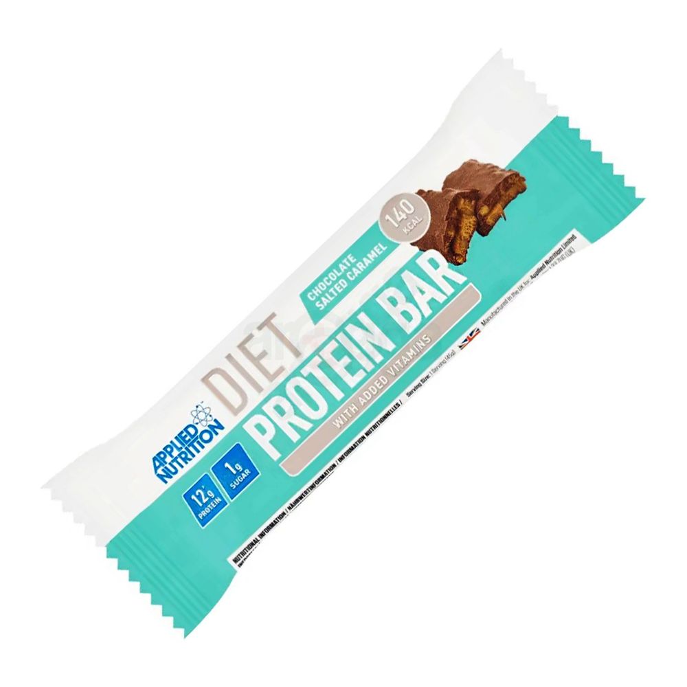 Applied Nutrition Diet Protein Bar With Added Vitamins Chocolate Salted Caramel 45gm  