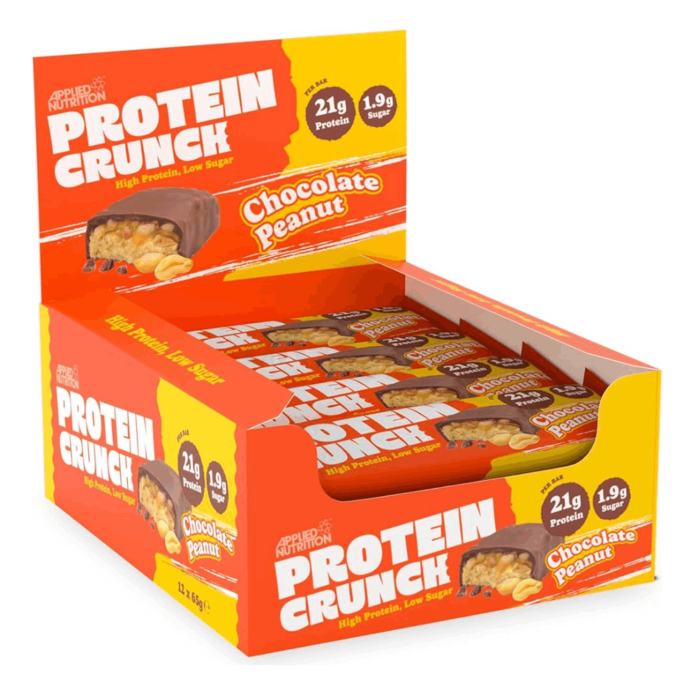 Applied Nutrition Protein Crunch High Protein Low Sugar Chocolate Peanut 65g  