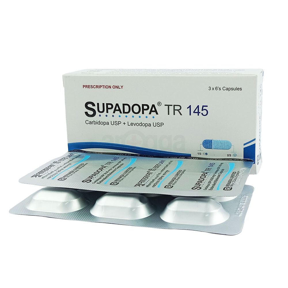 Supadopa TR 145 36.25mg+145mg capsule