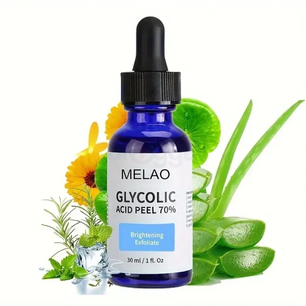 Melao Glycolic Deep Acid Peel 70% Brightening Exfoliate 30ml  