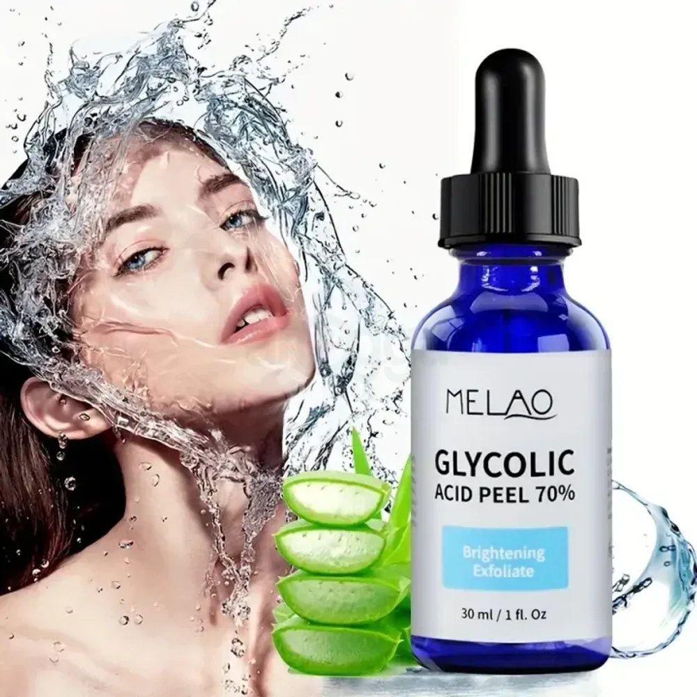 Melao Glycolic Deep Acid Peel 70% Brightening Exfoliate 30ml  