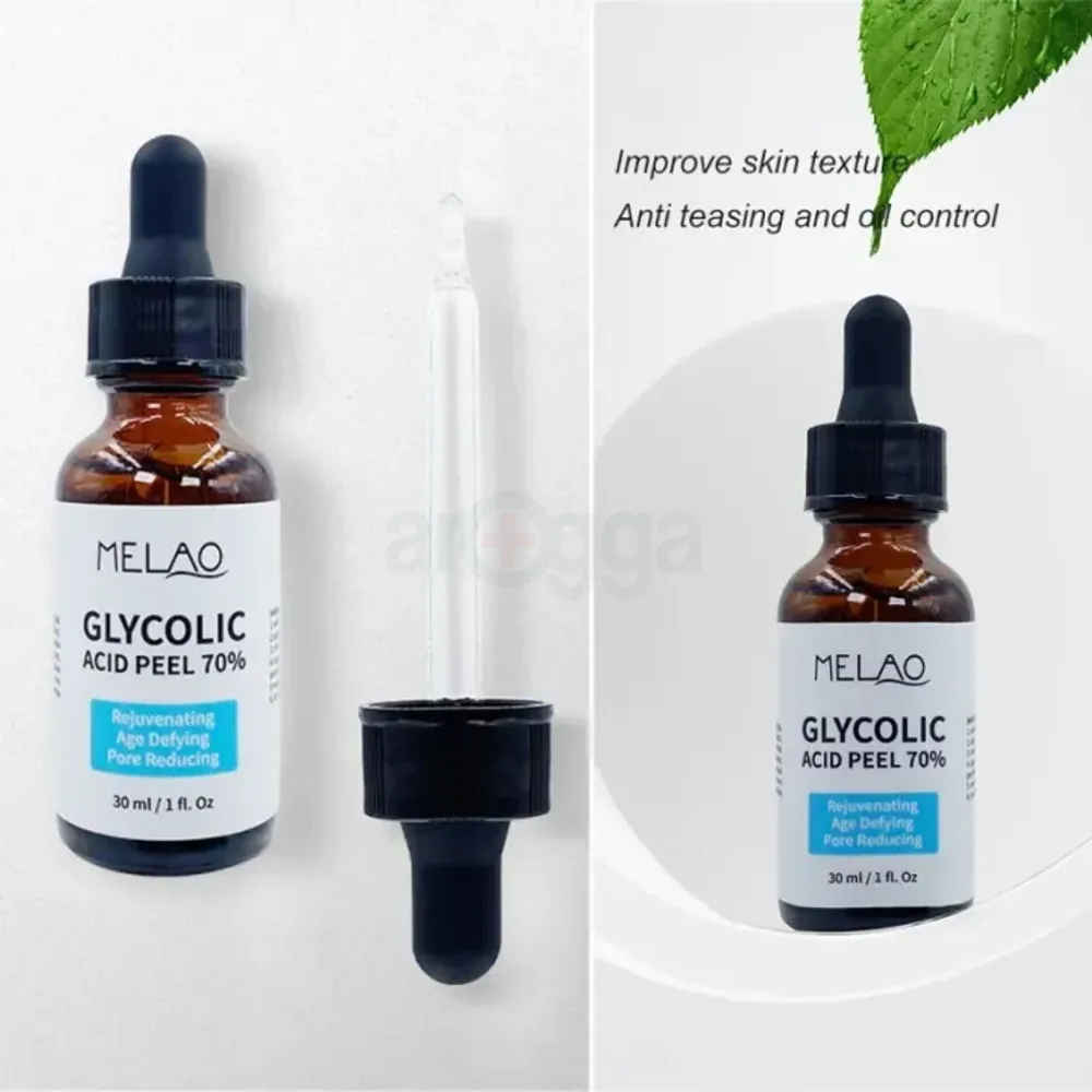 Melao Glycolic Deep Acid Peel 70% Brightening Exfoliate 30ml  