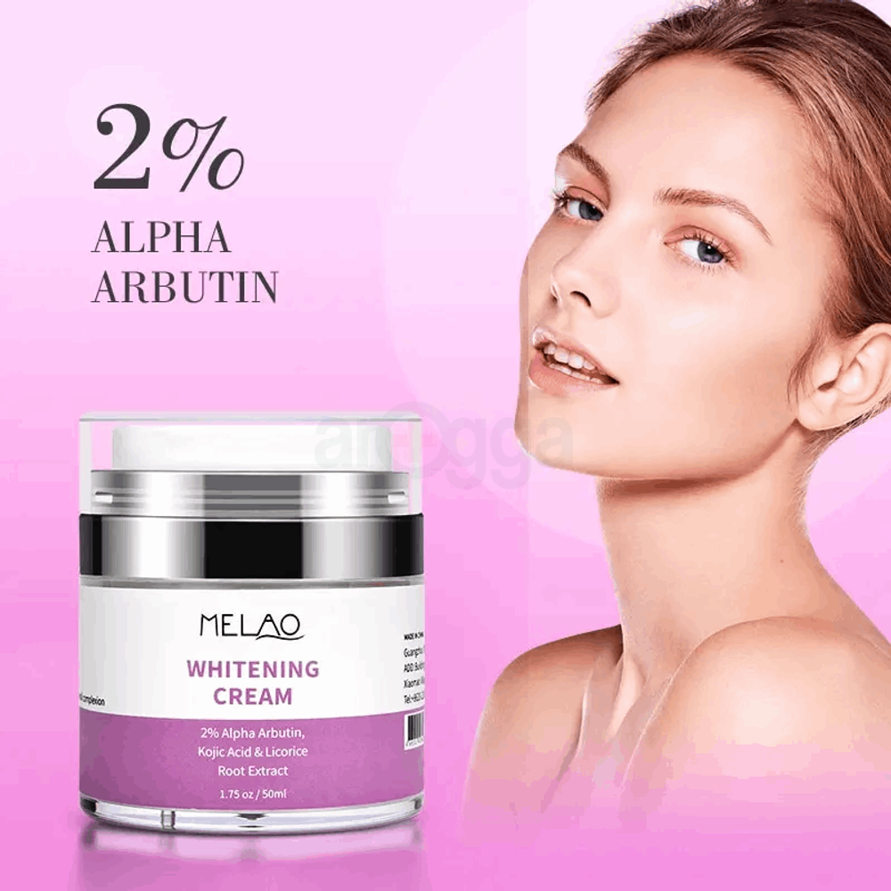 Melao 2% Alpha Arbutin, Kojic Acid & Licorice Root Extract Whitening Cream 50ml  