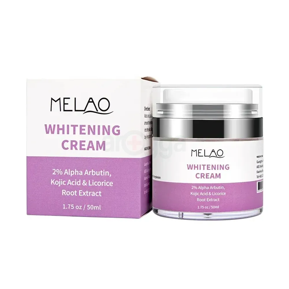 Melao 2% Alpha Arbutin, Kojic Acid & Licorice Root Extract Whitening Cream 50ml  