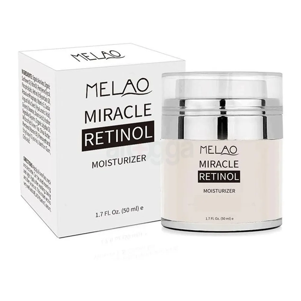Melao Miracle Retinol Moisturizer with 2.5% Active Retinol, Vitamin E & Carnosine 50ml  