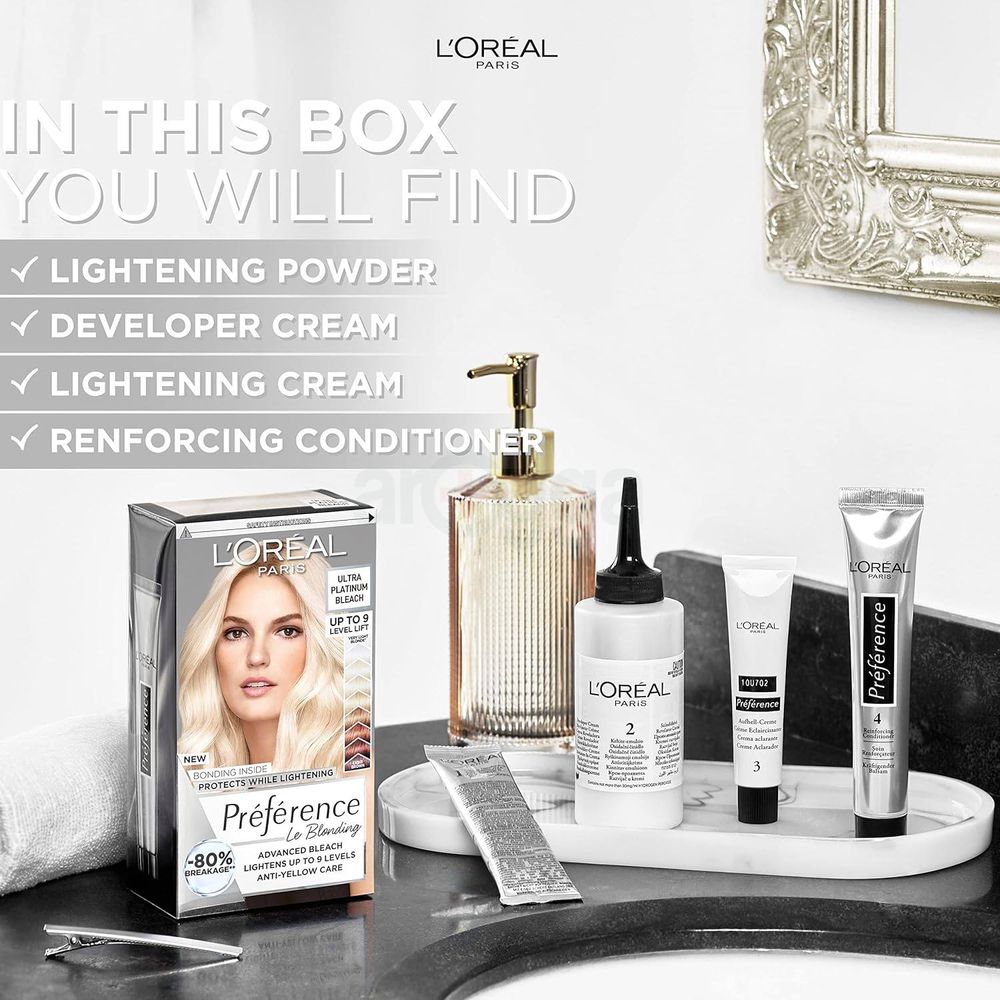 Loreal Paris Preference Hair Color - Bleach Ultra Platinum  